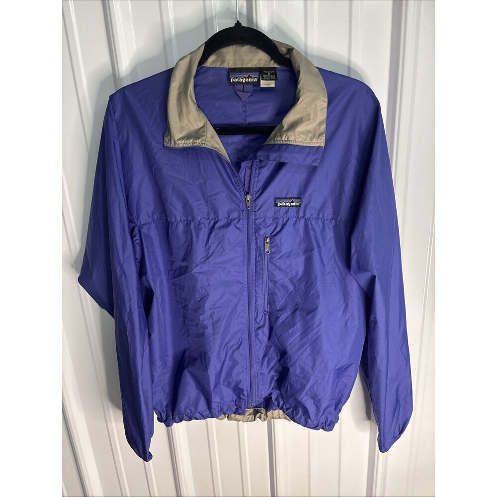 Vtg Patagonia Velocity Womens Softshell Lightweight Windbreaker Jacket Med